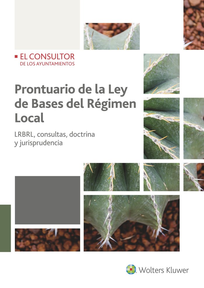 Prontuario de la Ley de Bases del Régimen Local, de Redacción Wolters Kluwer | portada del libro