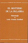 MISTERIO DE LA PALABRA, EL, de COLLADO BERTOMEU, VICENTE | portada del libro