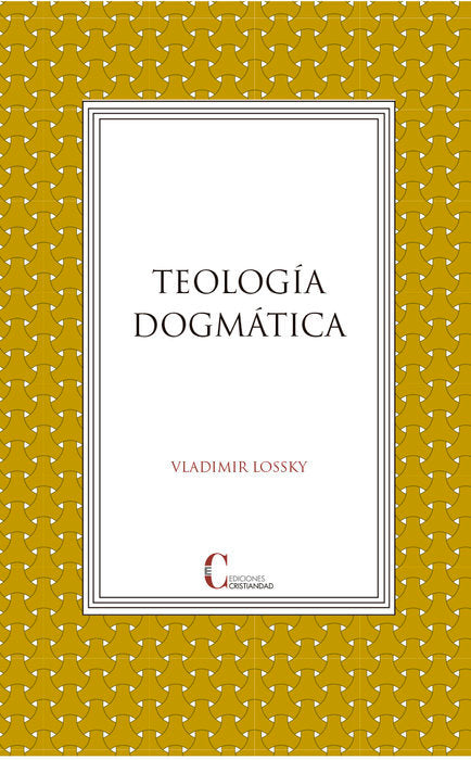 TEOLOGIA DOGMATICA, de VLADIMIR LOSSKY | portada del libro