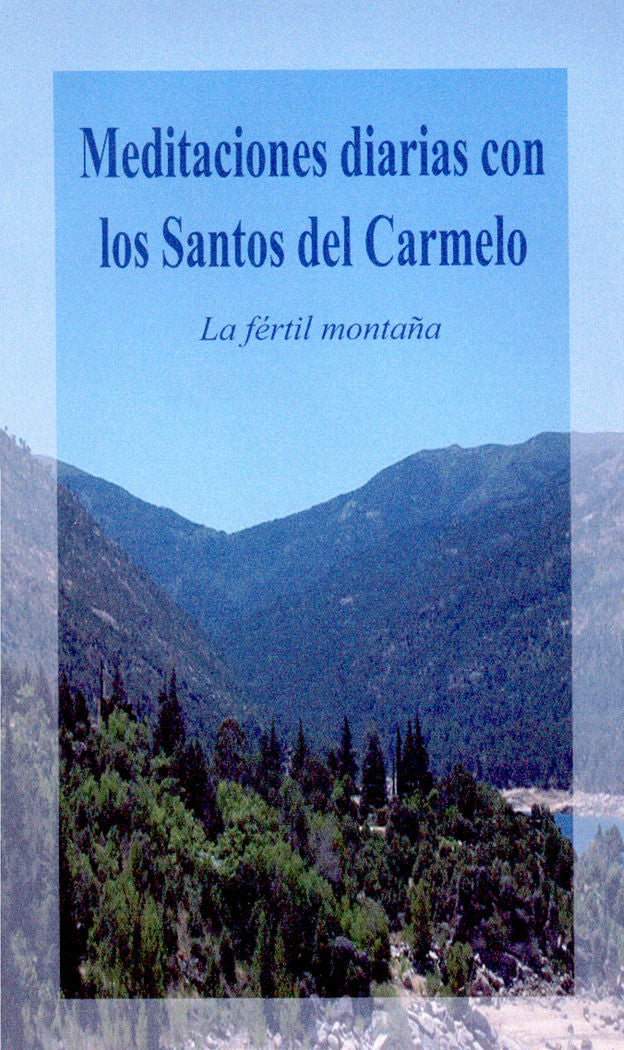 Meditaciones diarias con los santos del carmelo, de Varios autores | portada del libro