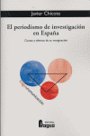 PERIODISMO DE INVETIGACION EN ESPAÑA,EL, de CHICOTE | portada del libro