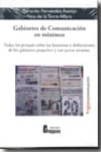 GABINETES DE COMUNICACION EN MINIMOS, de GERARDO FERNANDEZ ASENJO | portada del libro