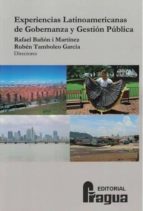 Experiencias Latinoamericanas de Gobernanza y Gestión Pública., de Rafael Bañon i Martínez | portada del libro