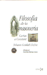 Filosofía de la masonería, de Fichte | portada del libro