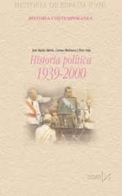 Historia pol?tica 1939-2000, de Marín | portada del libro