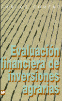 Evaluación financiera de inversiones agrarias, de ROMERO LOPEZ, CARLOSá | portada del libro