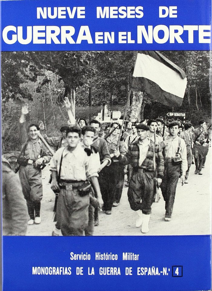 NUEVE MESES DE GUERRA EN EL NORTE, de MARTINEZ BANDE | portada del libro