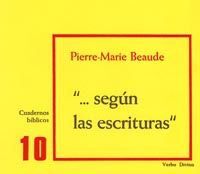 Según las Escrituras, de Beaude, Pierre-Marie | portada del libro