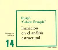 Iniciación en el análisis estructural, de Equipo Cahiers Evangile | portada del libro