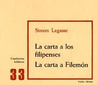 La carta a los Filipenses. La carta a Filemón, de Légasse, Simon | portada del libro