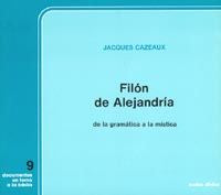 Filón de Alejandría, de Cazeaux, Jacques | portada del libro