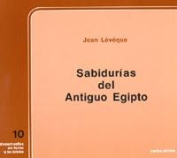 Sabidurías del antiguo Egipto, de Lévêque, Jean | portada del libro