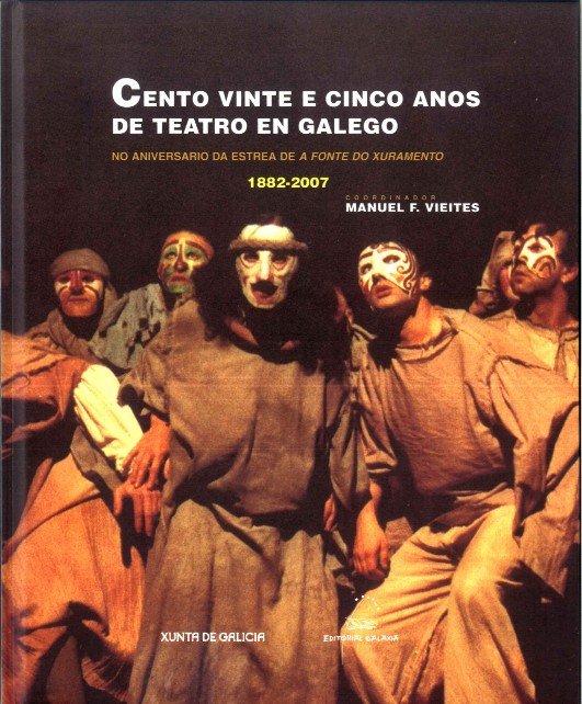 Cento vinte e cinco anos de teatro en galego, de Varios autores | portada del libro