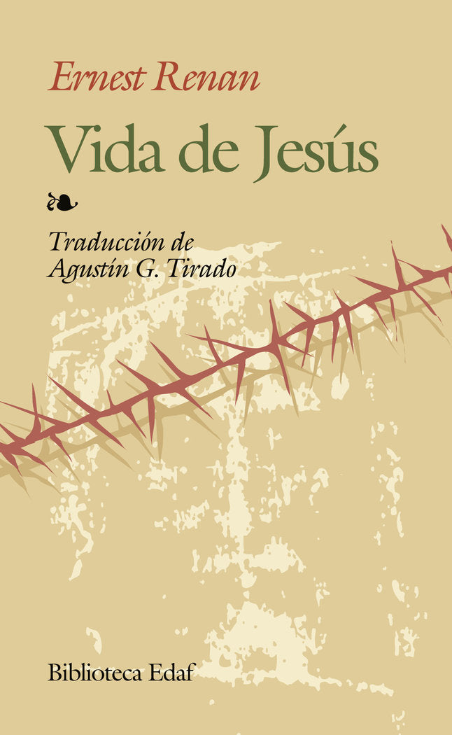 Vida de Jesús, de Renan, Joseph Ernest | portada del libro