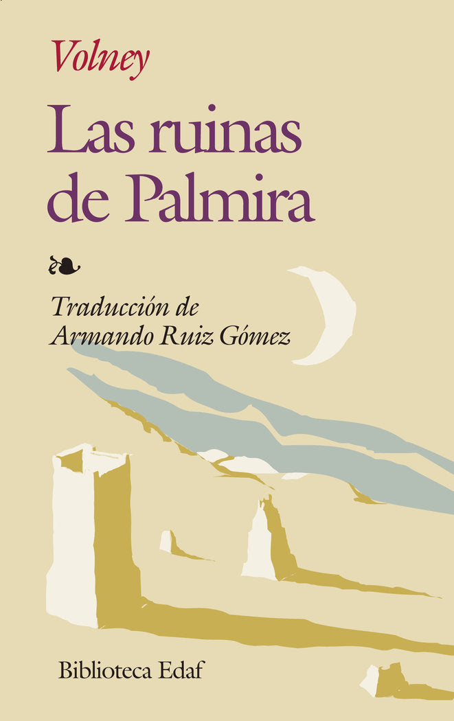 Las ruinas de Palmira, de Chassebúuf de La Giraudais, Constantin-François | portada del libro