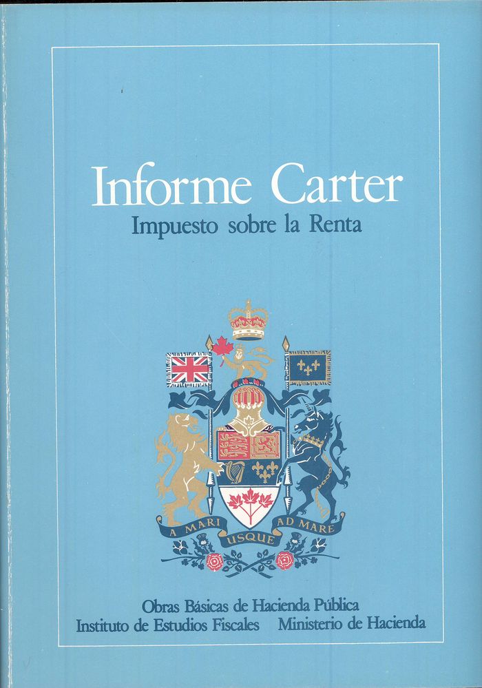 Informe Carter, de Varios autores | portada del libro
