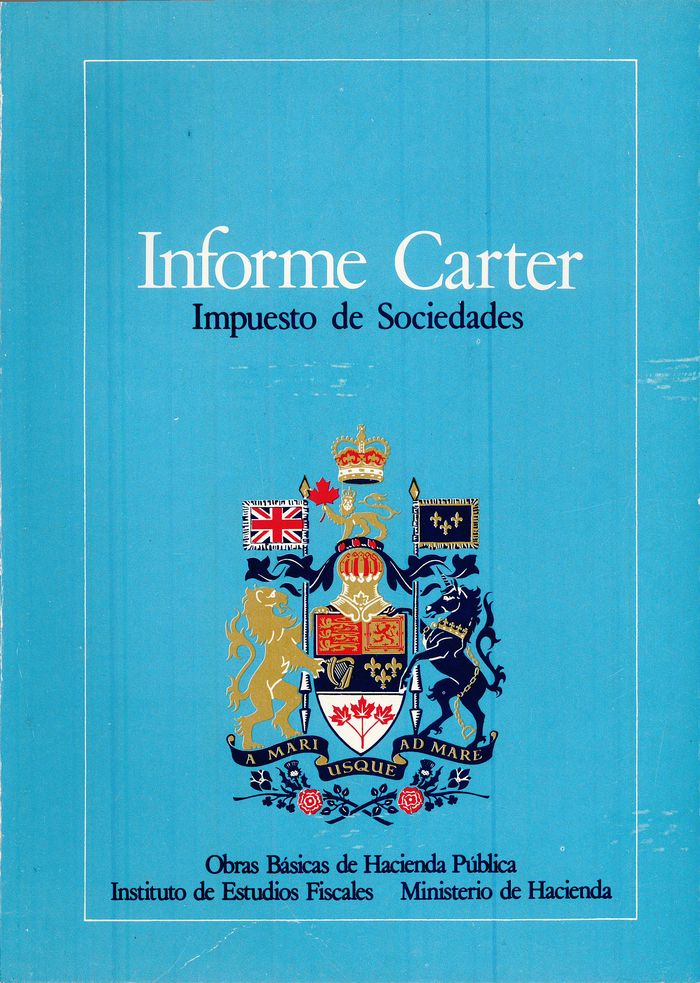 Informe Carter, de Varios autores | portada del libro