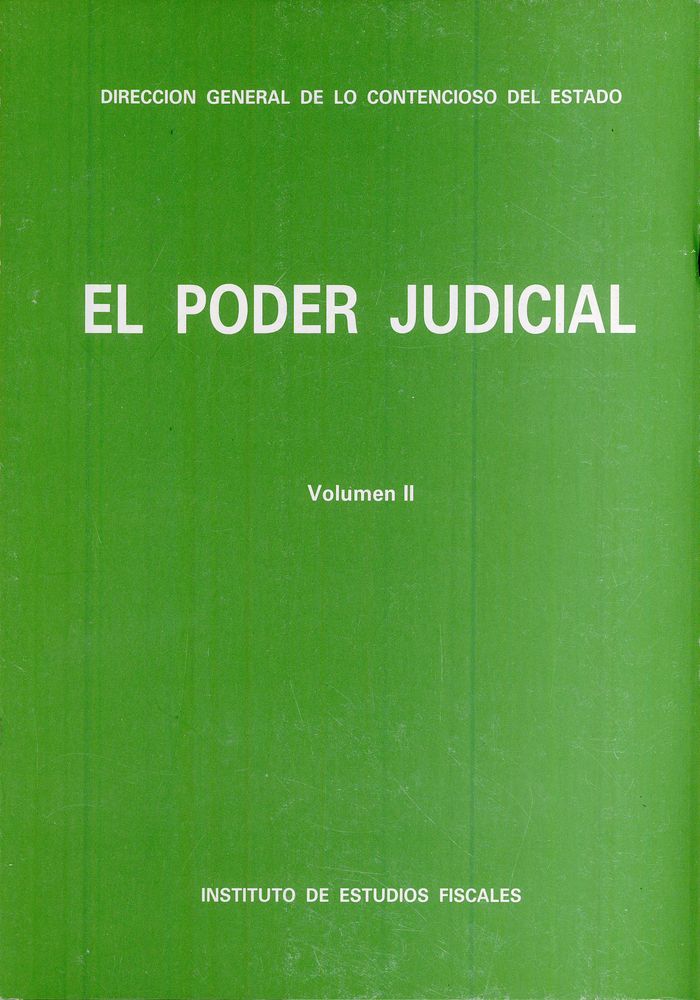 El poder judicial, de Varios autores | portada del libro