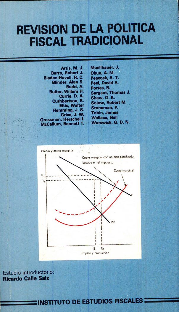 Revisión de la politica fiscal tradicional, de Varios autores | portada del libro