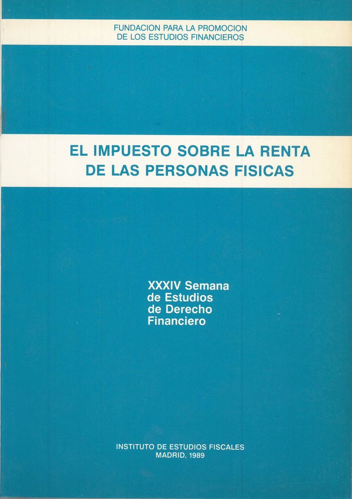 El impuesto sobre la renta de las personas físicas | portada del libro