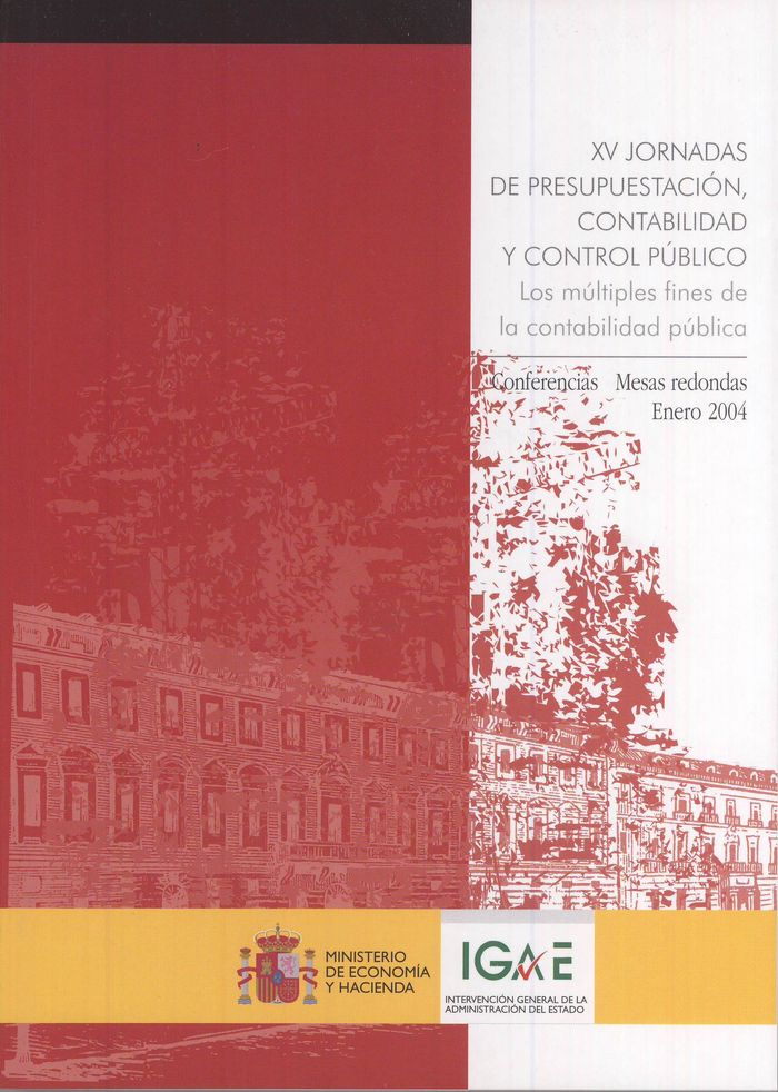 XV Jornadas de presupuestación, contabilidad y control público | portada del libro