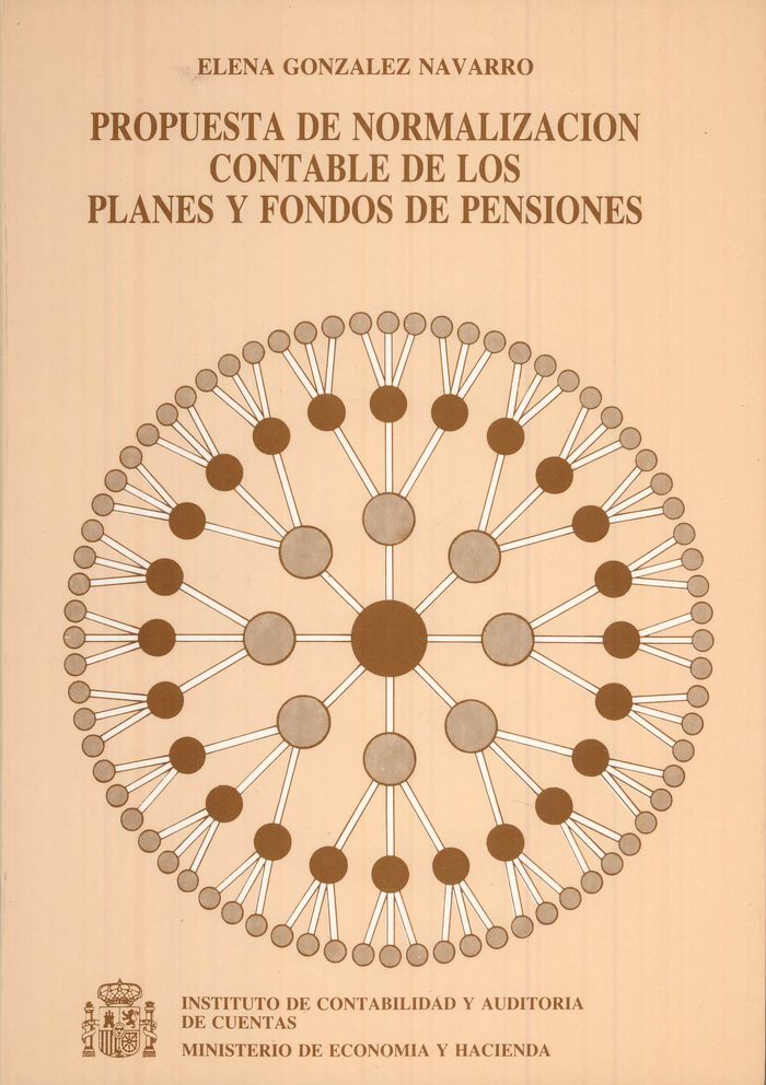 Propuesta de normalización contable de los planes y fondos de pensiones, de González Navarro, Elena | portada del libro
