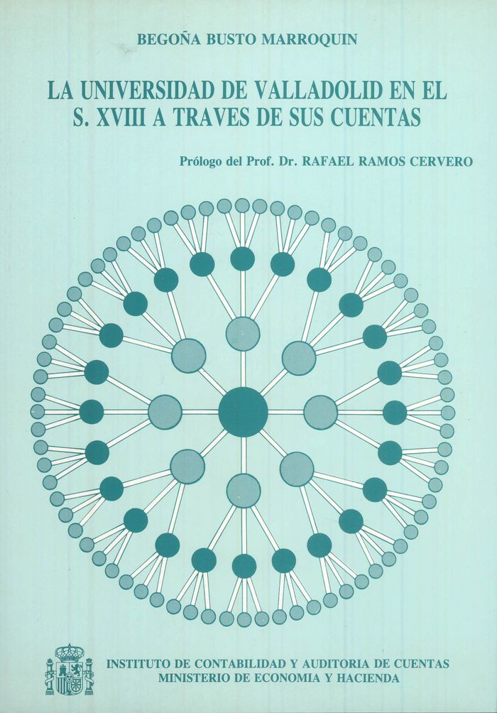 La Universidad de Valladolid en el siglo XVIII a traves de sus cuentas, de Busto Marroquin, Begoña | portada del libro