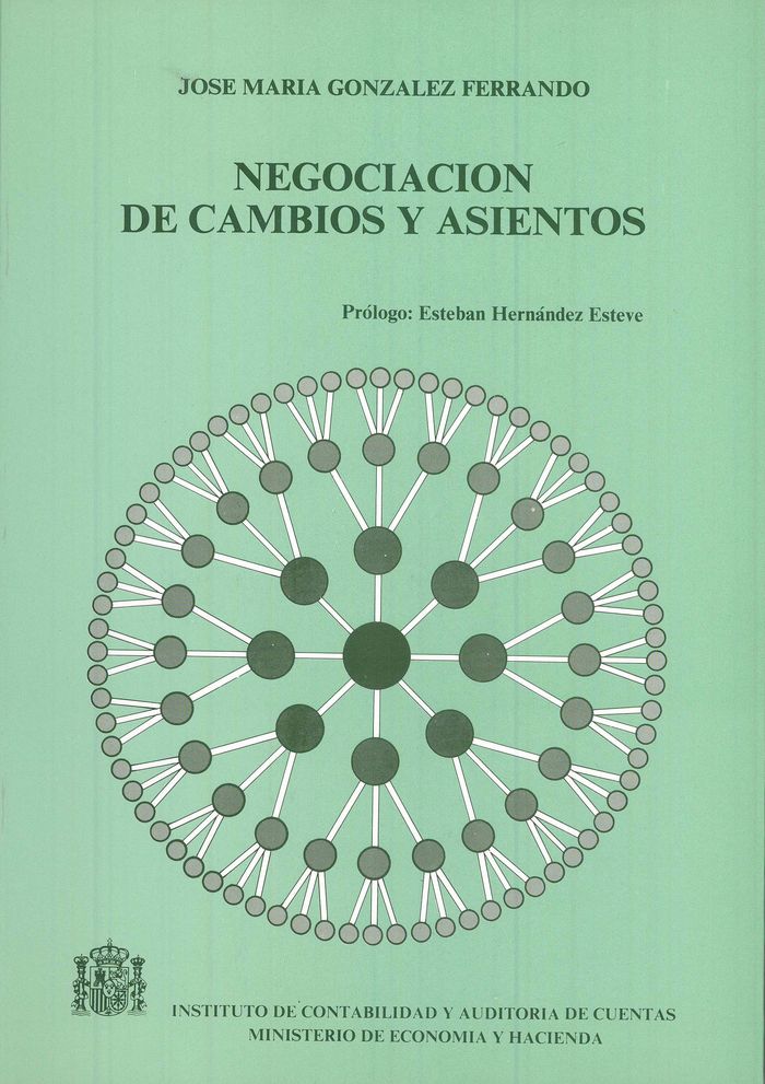 Negociación de cambios y asientos, de Gonzalez Ferrando, José María | portada del libro