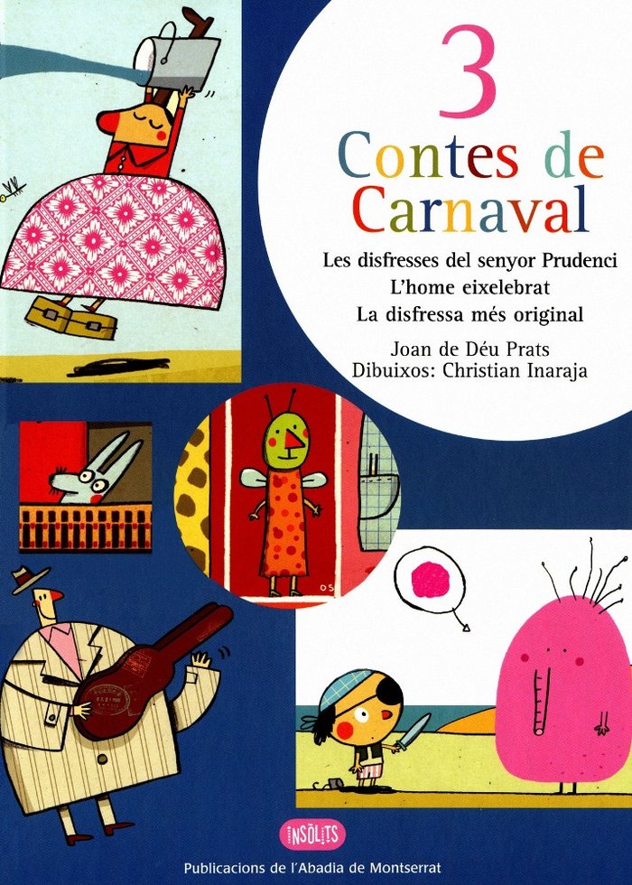 3 contes de Carnaval, de Prats Pijoan, Joan de Déu | portada del libro