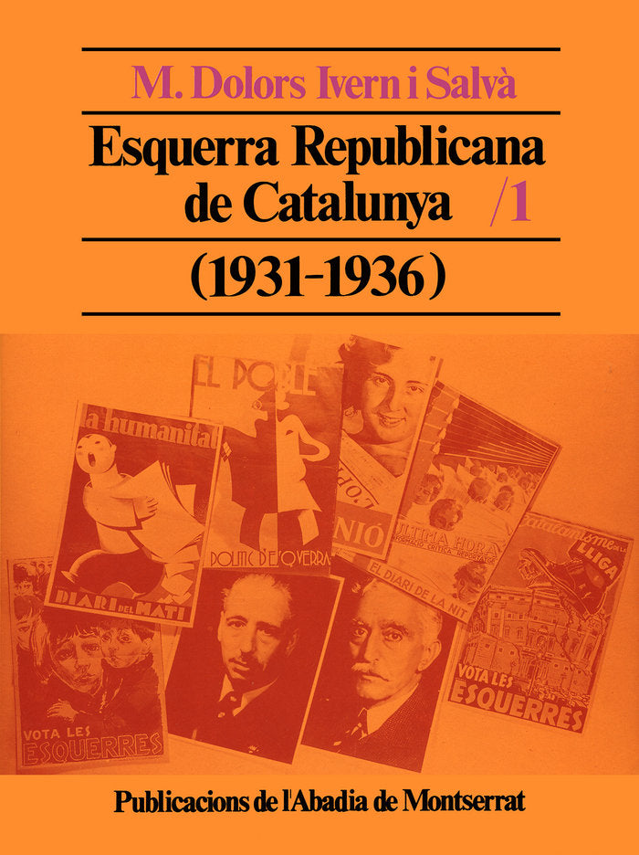 Esquerra Republicana de Catalunya (1931-1936), I, de Ivern Salvà, Maria Dolors | portada del libro