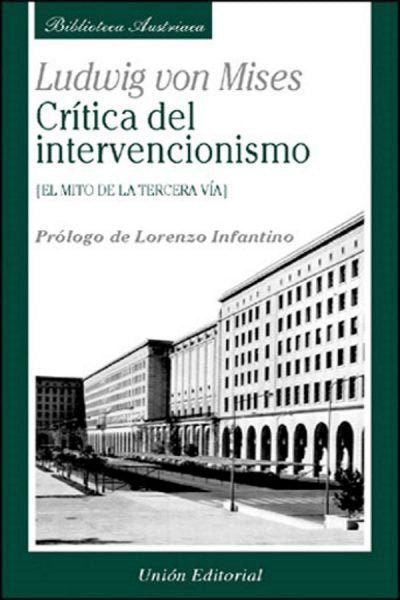 Crítica del intervencionismo, de Mises | portada del libro