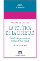 La política de la libertad (2ª Edición), de PALOMA DE LA NUEZ | portada del libro