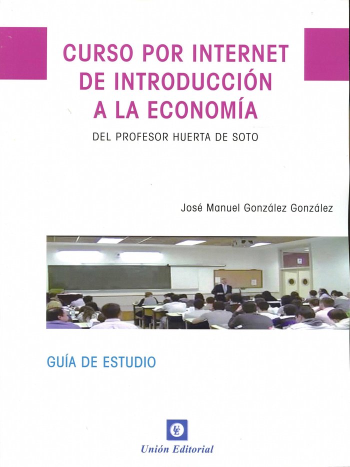 Curso por internet de introducción a la economía, de González González | portada del libro