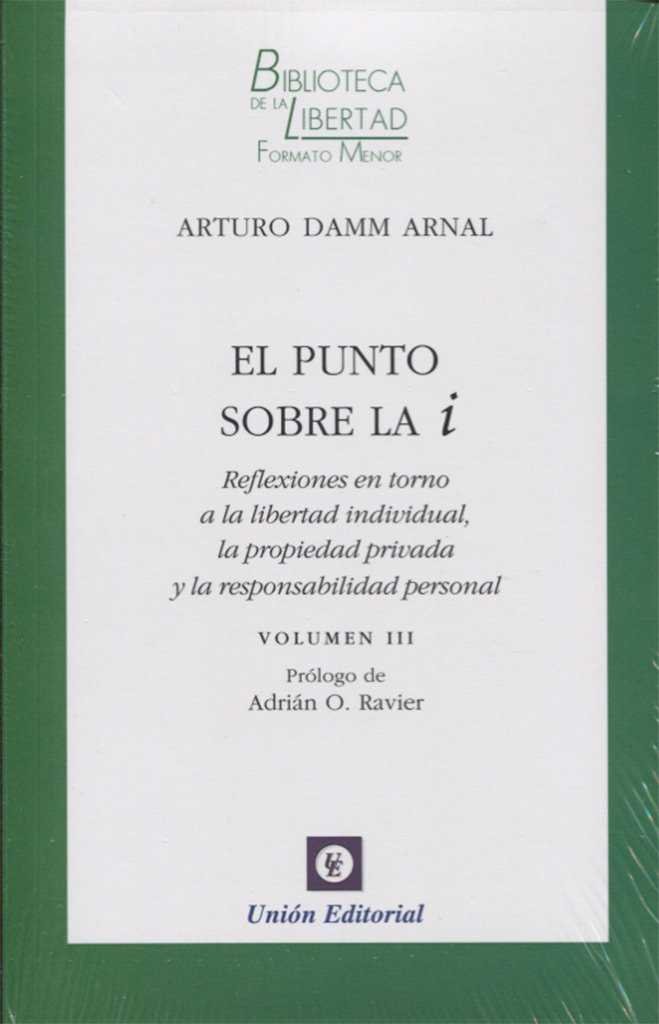 EL PUNTO SOBRE LA I. VOLUMEN III, de DAMM ARNAL | portada del libro