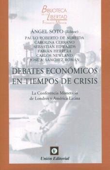 DEBATES ECONOMICOS EN TIEMPOS DE CRISIS, de VV AA | portada del libro