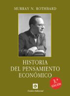 HISTORIA DEL PENSAMIENTO ECONOMICO 2022, de Murray N. Rothbard | portada del libro