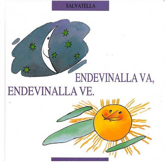 Endevinalla va i ve, de SALVA | portada del libro