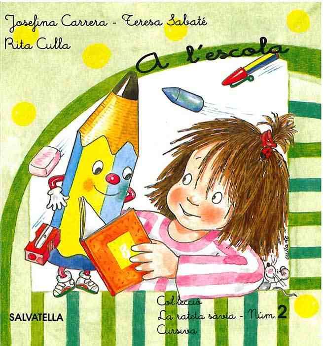 RATETA SAVIA, A L'ESCOLA. QUADERN 2 (LLETRA CURSIVA), LA, de SABATE I RODIE | portada del libro