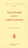 DICCIONARIO BASICO LADINO-ESPAÑOL, de PASCUAL RECUERO | portada del libro