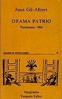 DRAMA PATRIO, de JUAN GIL-ALBERT | portada del libro