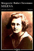 Milena, de BUBER-NEUMANN | portada del libro
