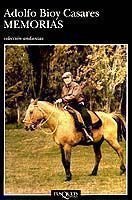 Memorias, de Bioy Casares | portada del libro