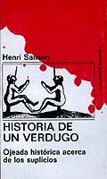 HISTORIA DE UN VERDUGO, de HENRI SANSON | portada del libro