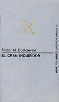 El gran inquisidor, de DOSTOIEVSKI | portada del libro