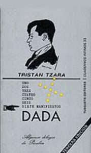 Siete manifiestos Dadá, de TZARA | portada del libro