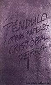 Péndulo y otros papeles, de Serra | portada del libro