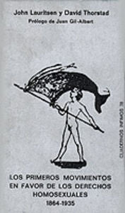 Los 1º movimientos en favor de los derechos homosexuales 1864-1935, de LAURTISEN | portada del libro