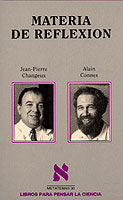 Materia de reflexión, de CHANGEUX | portada del libro