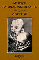Páginas inmortales, de Montaigne | portada del libro