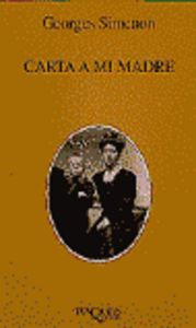 Carta a mi madre, de SIMENON | portada del libro